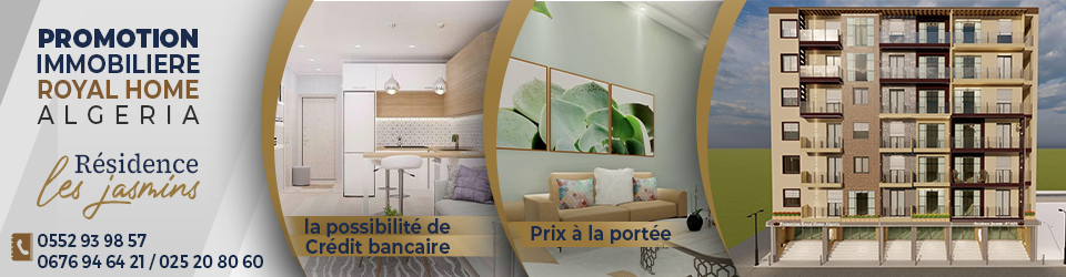 Slide Listing - PROMOTION IMMOBILIERE ROYAL HOME ALGERIA